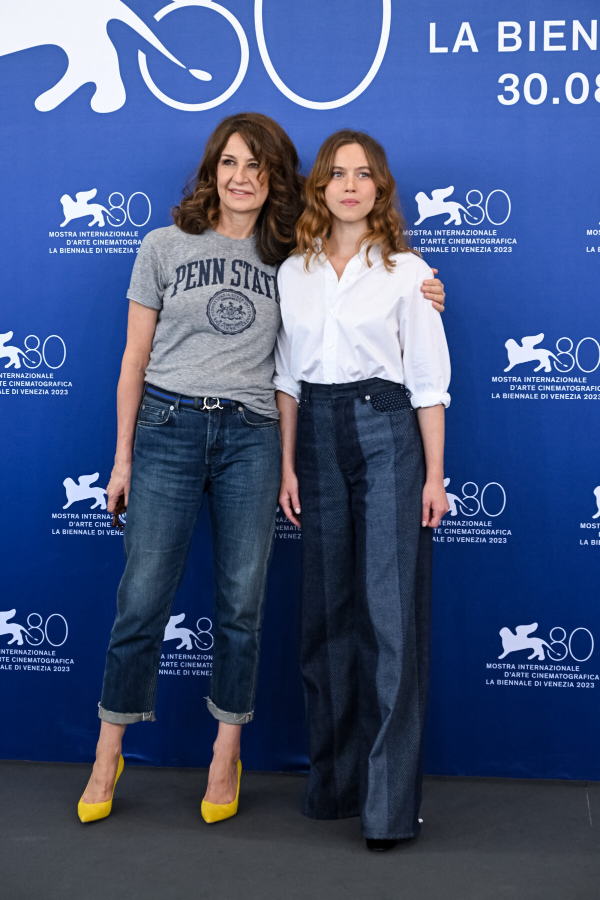 Photo : Valerie Lemercier, Lou de Laage - 80e édition de La Mostra de  Venise. Le 4 septembre 2023. - Purepeople