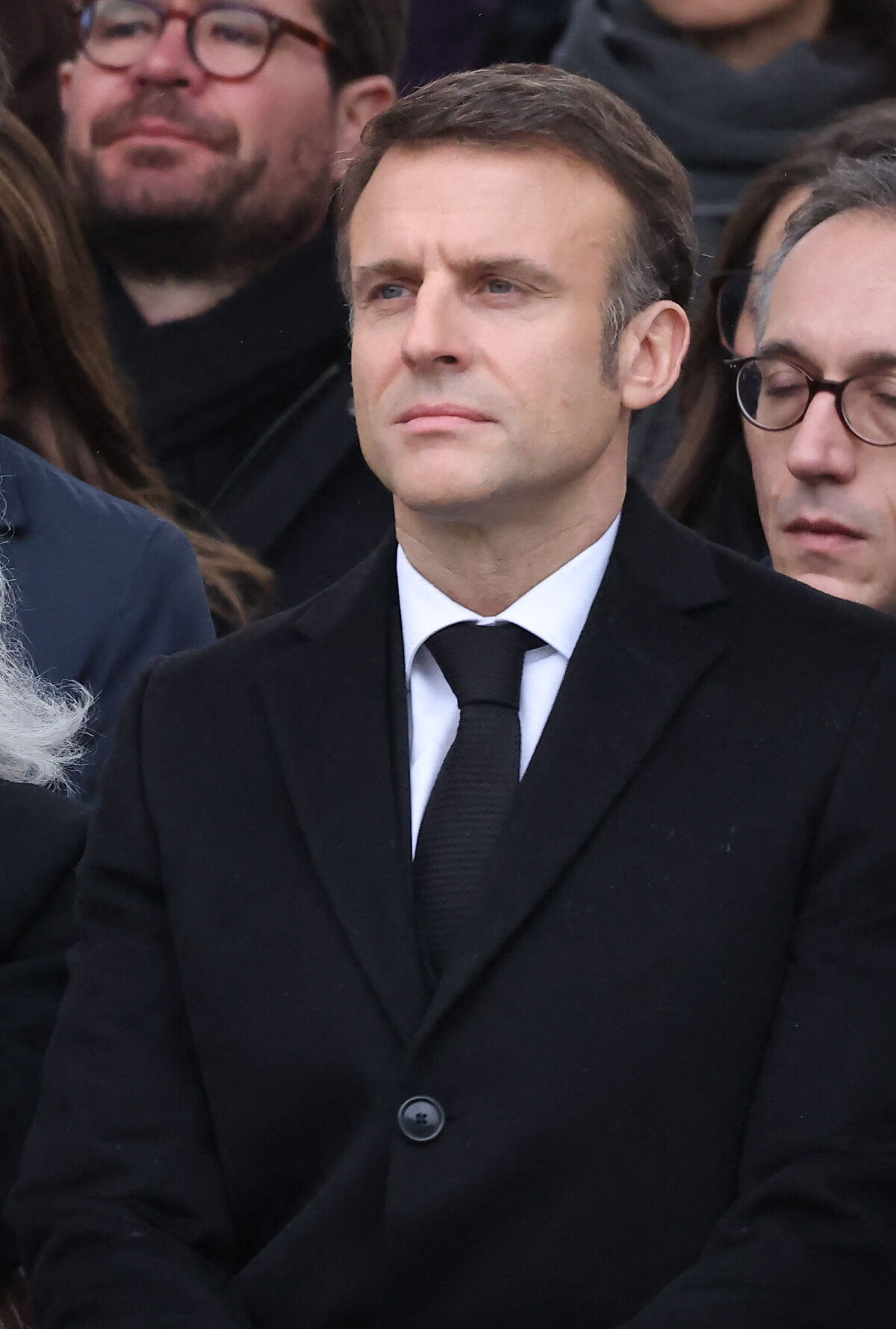 Photo : Le Président De La République Emmanuel Macron - Hommage ...