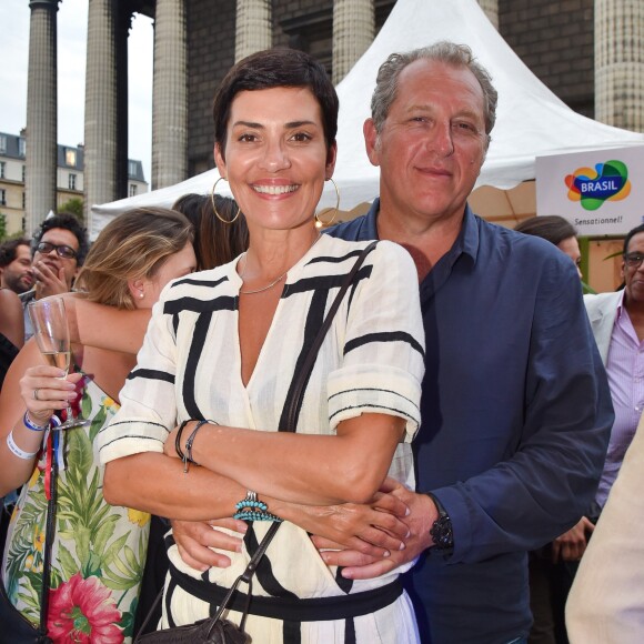 Exclusif - Cristina Cordula et son compagnon Frédéric Cassin lors de la 15e édition du Festival Culturel Brésilien "Le Lavage de la Madeleine" à Paris le 2 septembre 2016. © Lionel Urman/Bestimage