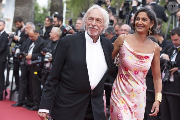 Pierre Richard et sa femme Ceyla Lacerda - Montée des marches du film "Mad Max : Fury Road" lors du 68 ème Festival International du Film de Cannes, à Cannes le 14 mai 2015. 