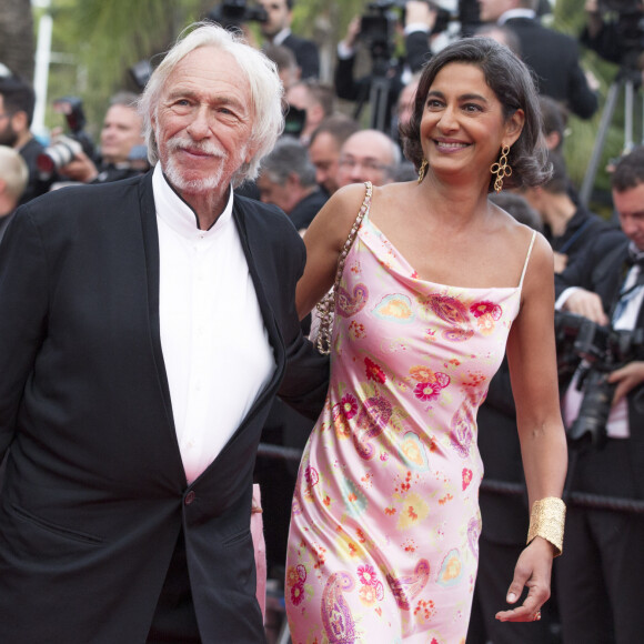 Pierre Richard et sa femme Ceyla Lacerda - Montée des marches du film "Mad Max : Fury Road" lors du 68 ème Festival International du Film de Cannes, à Cannes le 14 mai 2015. 