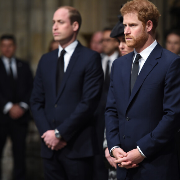 Le prince Harry - Service of hope, messe en l'honneur des victimes de l'attentat de Londres à l'abbaye de Westminster à Londres. Le 5 avril 2017 