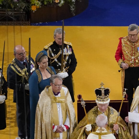 Le roi Charles III d'Angleterre lors de la cérémonie de couronnement du roi d'Angleterre à Londres, Royaume Uni, le 6 mai 2023. 