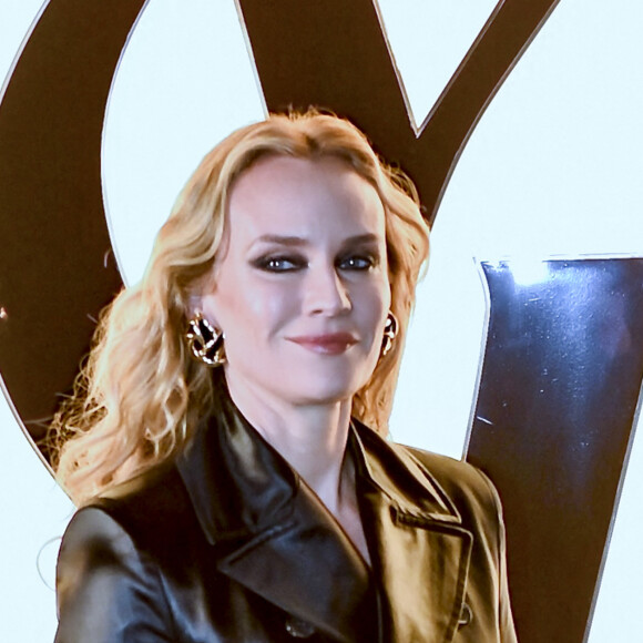Diane Kruger - Défilé Saint Laurent collection femme automne-hiver 2024-2025 lors de la Fashion Week à Paris (PFW) le 27 février 2024. © Olivier Borde / Bestimage