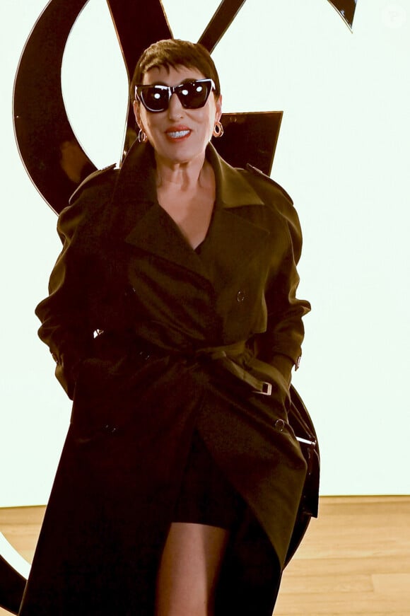 Rossy De Palma - Défilé Saint Laurent collection femme automne-hiver 2024-2025 lors de la Fashion Week à Paris (PFW) le 27 février 2024. © Olivier Borde / Bestimage