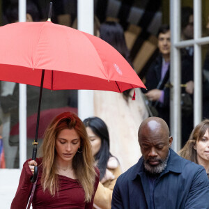 Paris Jackson arrive au showroom de la maison Vivier (Roger Vivier chaussure) pour la collection automne / hiver 2024-2025 lors de la Fashion Week de Paris (PFW), à la maison de l'Amérique Latine, à Paris, France, le 29 février 2024. © Cyril Moreau/Bestimage 