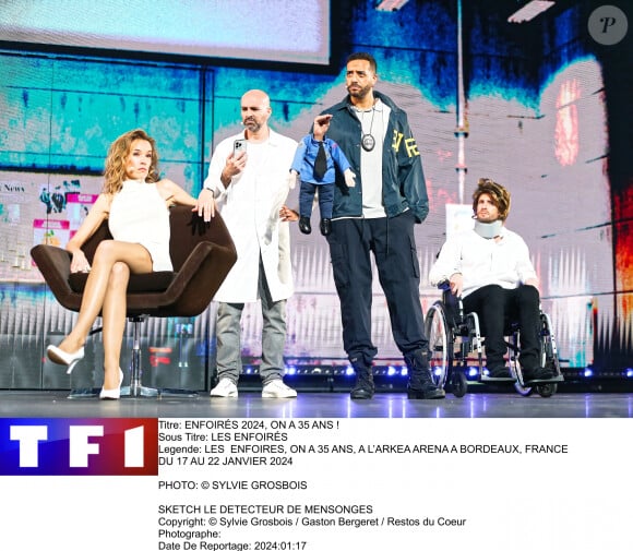 Concert des "Enfoirés" diffusé sur TF1