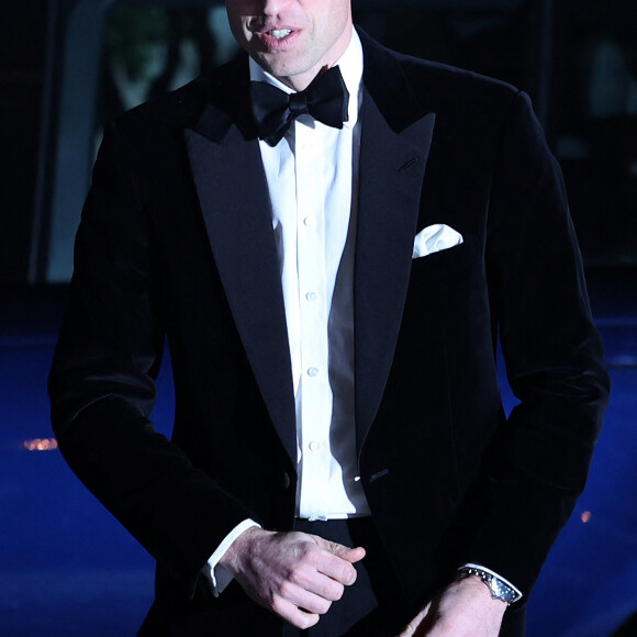 Le prince William, prince de Galles participe au dîner de gala caritatif " London's Air Ambulance " au Raffles London à Londres, Royaume Uni, le 7 février 2024. 