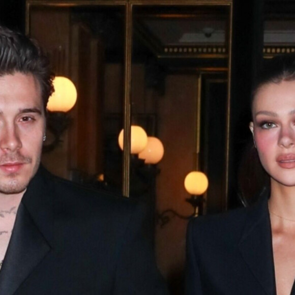 Brooklyn Beckham et Nicola Peltz à l'hôtel La Réserve à Paris.