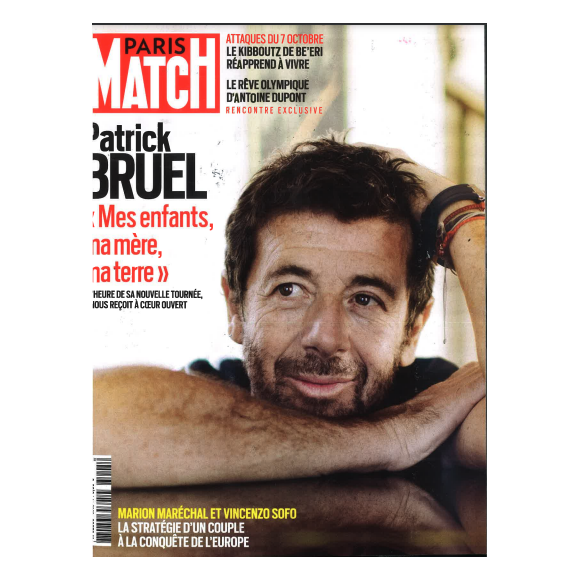 Retrouvez l'interview intégrale de Patrick Bruel dans le magazine Paris Match du 7 mars 2024.