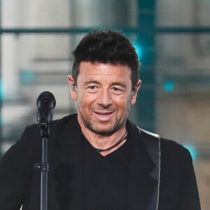 Exclusif - Patrick Bruel - Enregistrement de l'émission "Paris 2024 le concert événement...dans un an les jeux" sur le parvis de l'Hôtel de Ville de Paris. Le 3 juillet 2023. © Tiziano Da Silva-Christophe Clovis / Bestimage