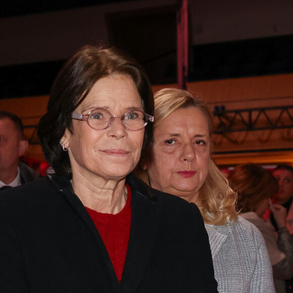 La princesse Stéphanie de Monaco participe à la journée internationale des droits des femmes à la salle du Canton à Monaco, le 8 mars 2024. © Claudia Albuquerque/Bestimage 