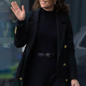 Le prince William, prince de Galles, et Catherine (Kate) Middleton, princesse de Galles, inaugurent officiellement le nouveau Centre hospitalier Royal Liverpool University Hospital à Liverpool, Royaume Uni, le 12 janvier 2023. 