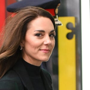 Catherine (Kate) Middleton, princesse de Galles, inaugure officiellement le nouveau Centre hospitalier Royal Liverpool University Hospital à Liverpool, Royaume Uni, le 12 janvier 2023. 