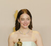 Emma Stone obtient un nouvel Oscar après "La La Land", pour "Pauvres Créatures"
Emma Stone (Oscar de la meilleure actrice pour Pauvres Créatures) - Photocall des lauréats (Press Room) de la 96ème cérémonie des Oscars au Dolby Theater à Hollywood le 10 mars 2024.