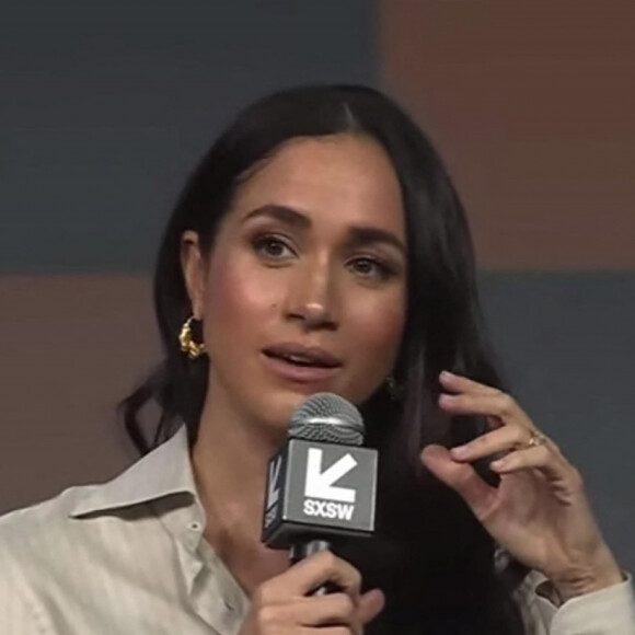 Meghan Markle lors de son speech à la conférence au Texas