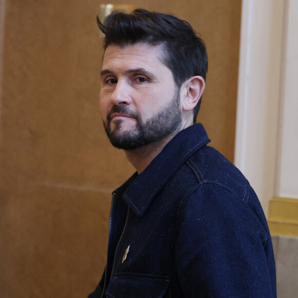 Christophe Beaugrand lors du lancement de 'Une Jonquille contre le cancer' à Paris le 12 Mars 2024. © Denis Guignebourg/Bestimage