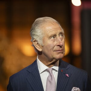 Le président Emmanuel Macron et le roi Charles III d'Angleterre, lors de leur visite au Musée d'Histoire naturelle pour rencontrer des chefs d'entreprise et parler de biodiversité à Paris, France, le 21 septembre 2023, le deuxième jour de sa visite d'État en France. © Eliot Blondet/Pool/Bestimage 