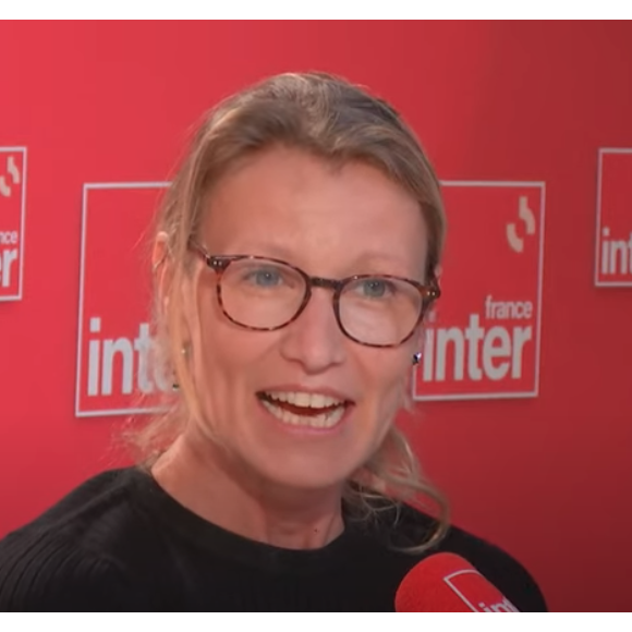 Alexandra Lamy sur France Inter. Le 18 mars 2024.