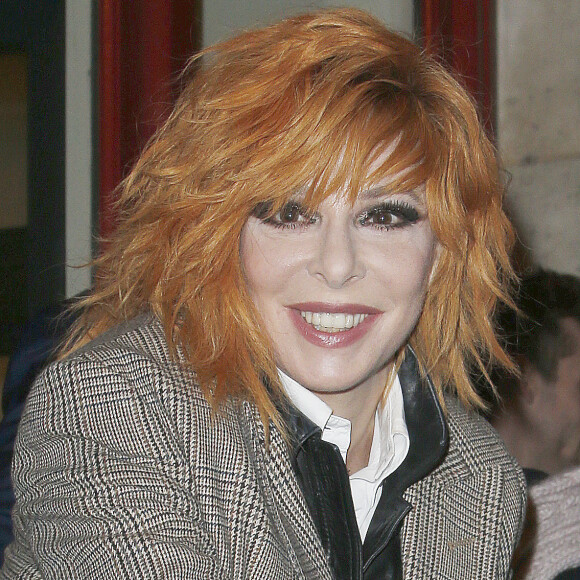 Mylène Farmer - Défilé de mode Haute-Couture printemps-été 2020 "Jean-Paul Gaultier" au théâtre du Châtelet à Paris le 22 janvier 2020. © Christophe Aubert via Bestimage 