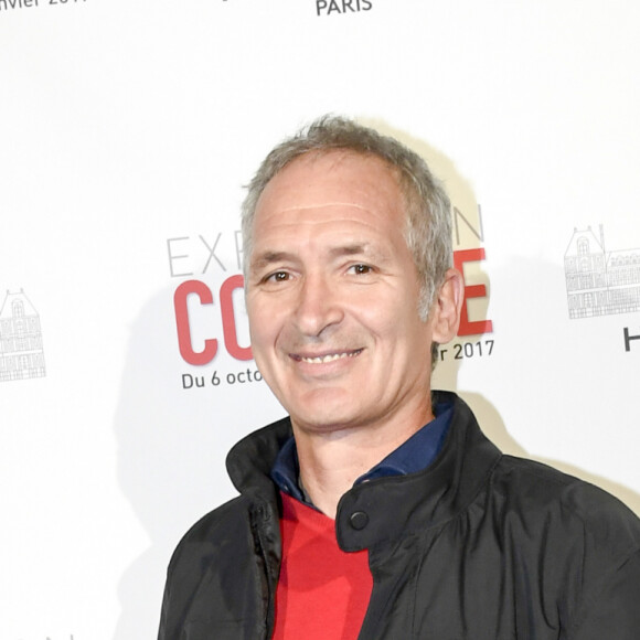 Christian Jeanpierre - Vernissage presse de l'exposition "Coluche" à l'Hôtel de Ville de Paris le 5 octobre 2016. © Pierre Perusseau/Bestimage