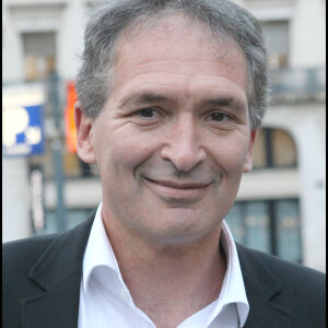Christian Jeanpierre à l'arrivée des inviés au cocktail de rentrée de TF1 au Palais Brogniart