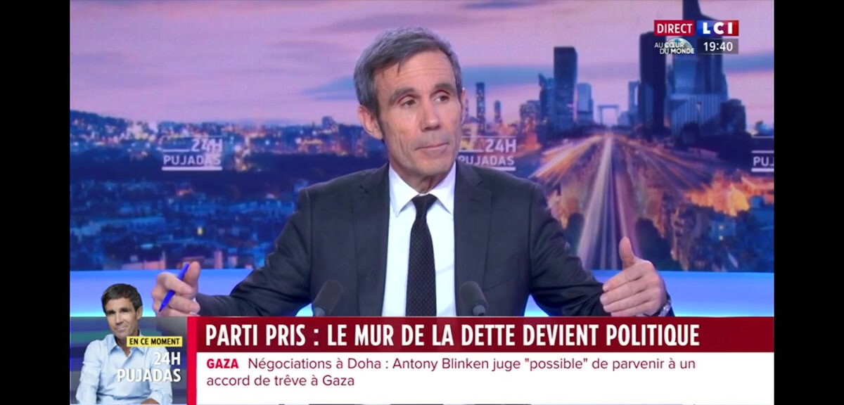 Vid O David Pujadas Victime D Un Couac L Antenne De Lci Alors Qu Il Tentait De Faire