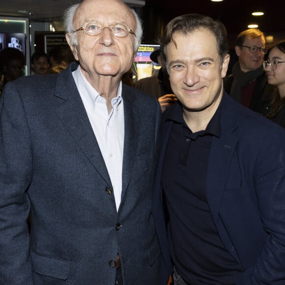 Exclusif - Vladimir Cosma et Renaud Capuçon - People au concert de Renaud Capuçon à l'Olympia à Paris, France, le 10 mars 2024.