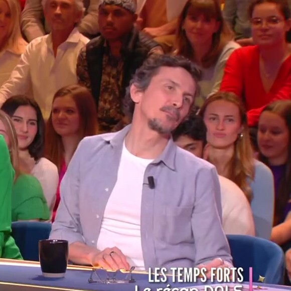 L'émission Camille & Images sur TF1 le 26 mars 2024. Arnaud Tsamère implore Camille Combal de réagir à l'affaire "Danse avec les stars", émission qu'il présente