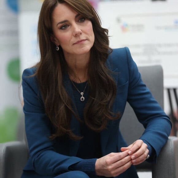 Catherine (Kate) Middleton, princesse de Galles, inaugure la nouvelle unité de chirurgie de jour pour enfants "Evelina" à l'hôpital Guy's et St Thomas de Londres, Royaume Uni, le 5 décembre 2023.