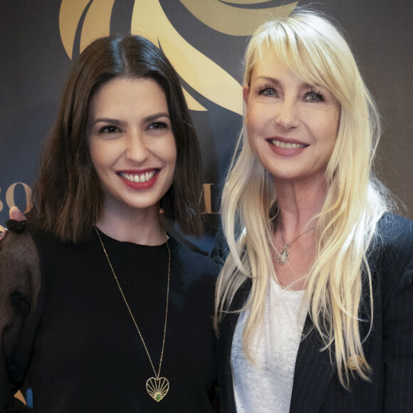 Semi-Exclusif - Lucie Bernardoni, Cécile Chaduteau à la soirée de présentation des collections Printemps/Eté 2024 du Bohemia Market, concept store de créateurs, à Paris, France, le 21 mars 2024. © Tribeca-Van Biesen/Bestimage 