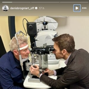 Dans sa story, l'heureux papa de quatre enfants a tenu à relayer des images de sa "visite de contrôle" : "Rien de grave. Merci au professeur (...) pour ce travail d'orfèvre."
Denis Brogniart immortalisé sur Instagram (Capture)