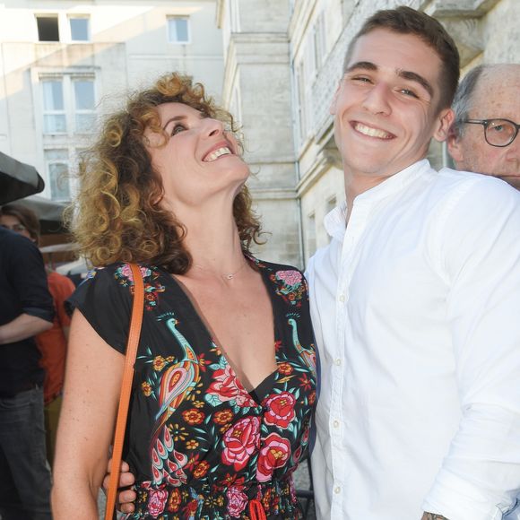 Elsa Lunghini et son fils Luigi Kröner lors du premier jour de la 11ème édition du festival du Film Francophone d'Angoulême, France, le 21 août 2018. © Coadic Guirec/Bestimage 
