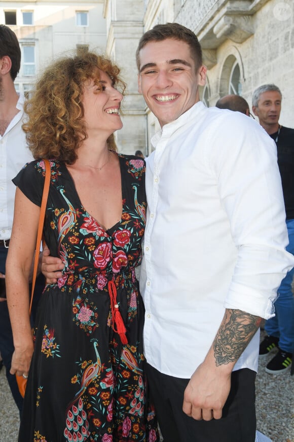 Elsa Lunghini et son fils Luigi Kröner lors du premier jour de la 11ème édition du festival du Film Francophone d'Angoulême, France, le 21 août 2018. © Coadic Guirec/Bestimage 