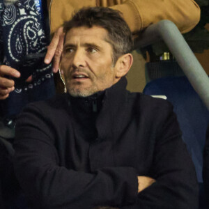 Bixente Lizarazu - People au match Irlande-Nouvelle Zélande (24-28) , quart de finale de la coupe du monde de rugby 2023, au Stade de France à Saint-Denis le 14 octobre 2023. © Dominique Jacovides - Cyril Moreau / Bestimage 