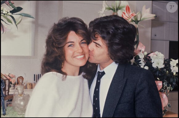 Archves - Daniel Guichard et sa femme - Rendez-vous en 1983.