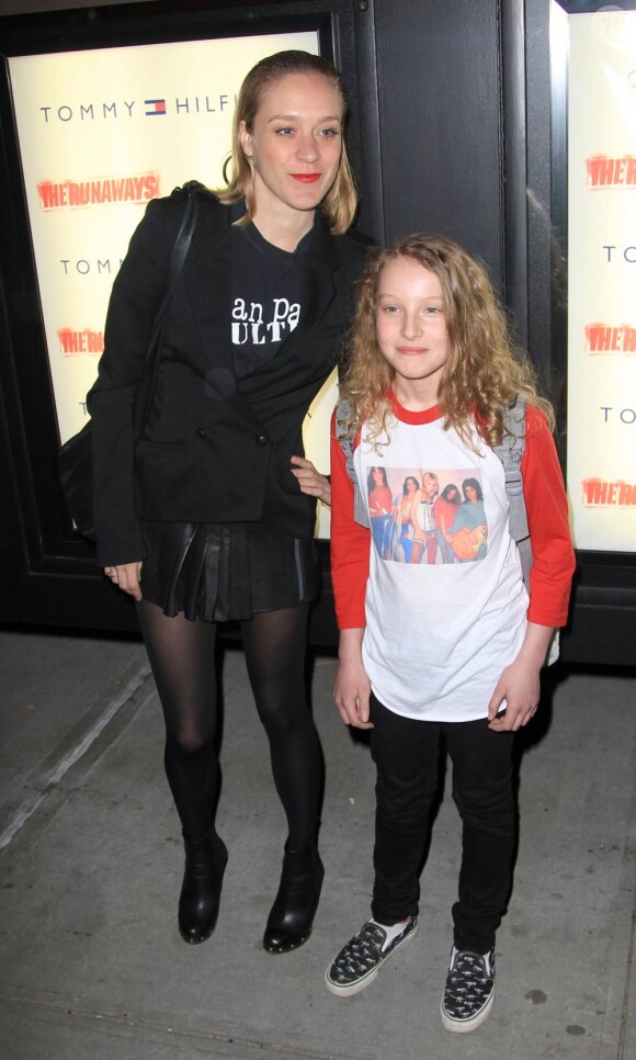 Chloë Sevigny, à l'occasion de l'avant-première de The Runaways, à New York, le 17 mars 2010.