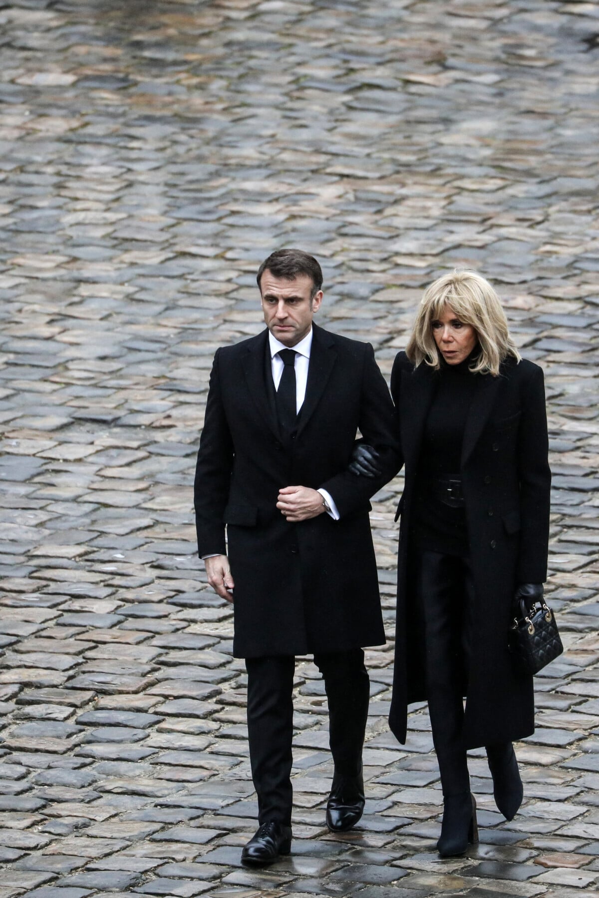 Photo : Le président français, Emmanuel Macron et sa femme la Première ...