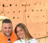 Exclusif - Le couple d'influenceurs Nicocapone, Nicolas Scuderi (Nico) et Daniela Pinto au photocall de la soirée du grand gala du "Marrakech du Rire 2022" pour la 10ème édition au palais El Badiî à Marrakech, Maroc, le 18 juin 2022. © Rachid Bellak/Bestimage 