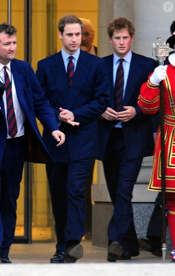 Les princes Harry et William