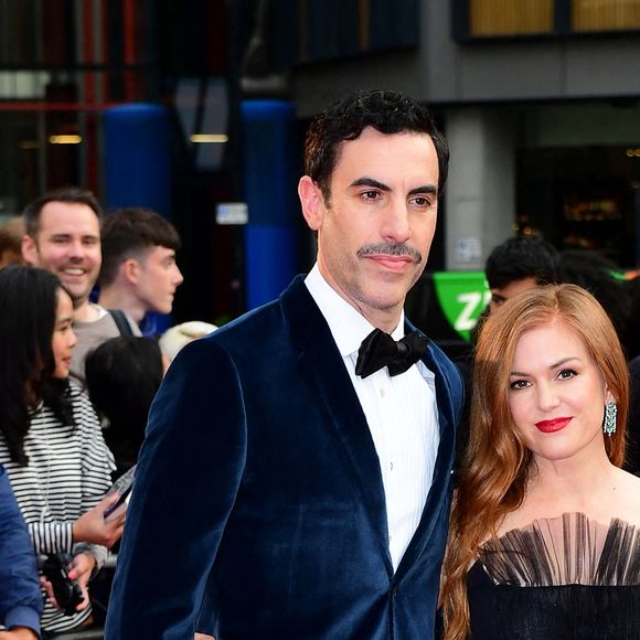 Sacha Baron Cohen et Isla Fisher en 2018. Photo par Ian West/PA Wire