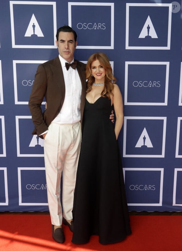 Sacha Baron Cohen et Isla Fisher assitent à une projection des Oscars le lundi 26 avril 2021 à Sydney, Australie Photo par TH/Avalon/ABACAPRESS.COM