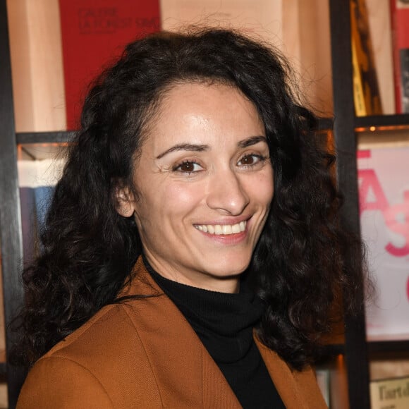 Et à qui elle rend hommage dans un livre. 
Exclusif - Rachida Brakni lors d'une conférence de presse de la série (France 3) "Le voyageur: La permission de minuit" au restaurant Les Editeurs à Paris, France, le 25 février 2020. La série sera diffusée sur France 3 le mardi 17 mars 2020. © Coadic Guirec/bestimage 