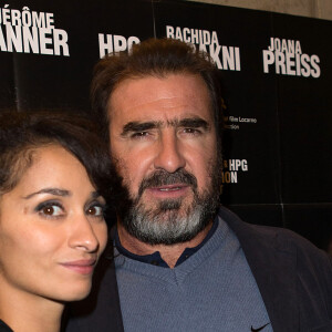 Eric Cantona et Rachida Brakni - Avant premiere du film "les mouvements du bassin" au mk2 quai de seine a Paris le 25 Septembre 2012. 