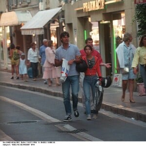 "ADELINE BLONDEAU" AMI "SERGIO TEMPORELLI" A SAINT-TROPEZ RUE "PLEIN PIED" 