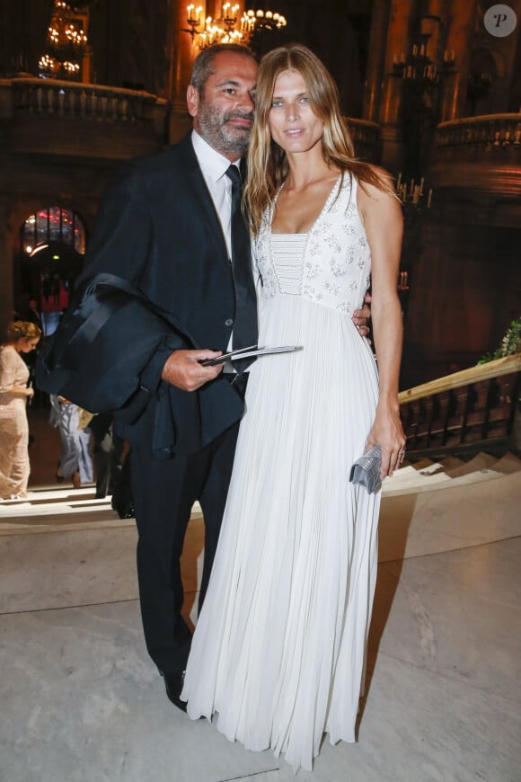 Malgosia Bela et son mari Jean-Yves Le Fur - Gala d'ouverture de la saison du Ballet de l'Opéra national de Paris, le 24 septembre 2015.