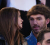 Le pilote de Formule 1 était accompagné de son amoureuse Kika Gomes
 
Pierre Gasly et sa compagne Kika Cerqueira Gomes - Célébrités dans les tribunes lors du quart de finale aller de Ligue des champions: Le PSG s'est incliné à domicile face au FC Barcelone (2-3) au Parc des Princes à Paris le 10 avril 2024. © Cyril Moreau/Bestimage