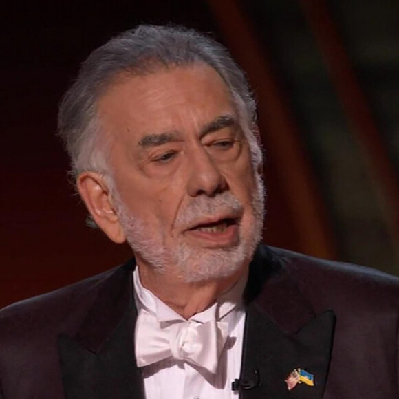 Francis Ford Coppola fera aussi son grand retour sur la Croisette après deux Palmes d'Or.
Francis Ford Coppola - People lors de la 94ème édition de la cérémonie des Oscars à Los Angeles. Le 27 mars 2022. 