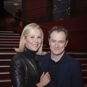 Exclusif - Laurence Ferrari et son mari Renaud Capuçon - People au concert de Renaud Capuçon à l'Olympia à Paris, France, le 10 mars 2024. © Moreau-Tribeca/Bestimage