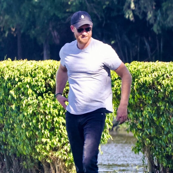 Ainsi, le prince Harry et Meghan Markle ont été aperçus dans l'enceinte du Four Seasons le samedi 13 avril 2024.
Harry en Floride